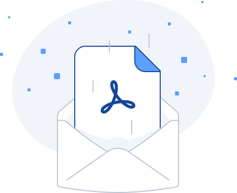 Document email illustration